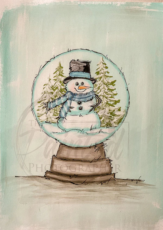 Snowman Globe by Connie