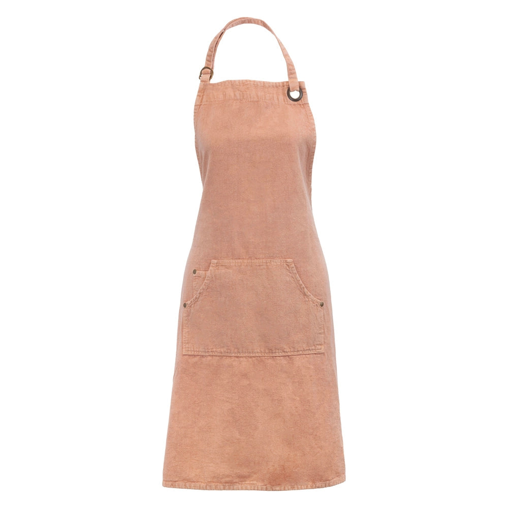 Apron Full Length - Dusty Pink Stonewashed