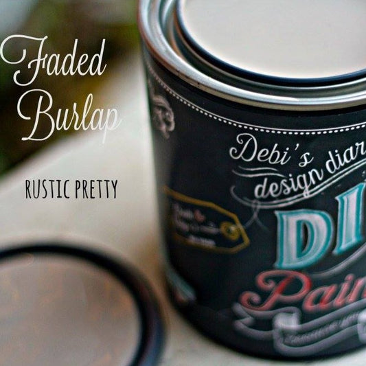 Faded Burlap - DIY Paint