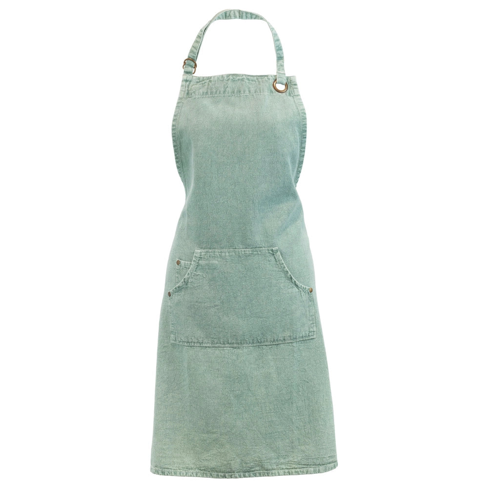 Apron Full Length - Sage Stonewashed