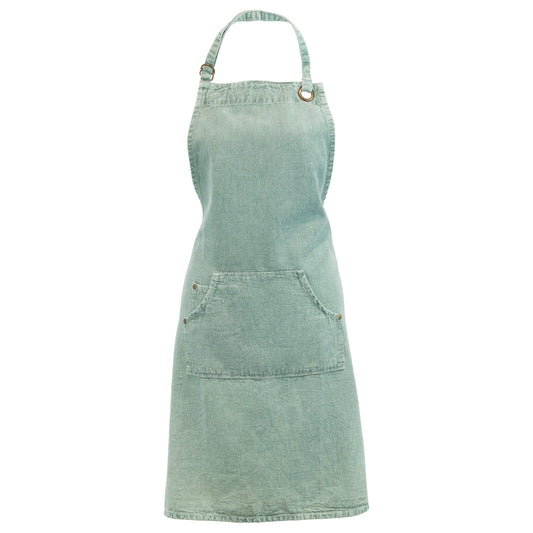 Apron Full Length - Sage Stonewashed