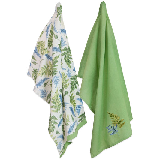Tea Towel set of 2 Botanical