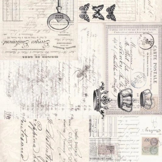 Ephemera Collage by Roycycled Treasures