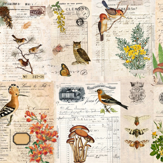 Fall Botanical Project Blocks by Roycycled Treasures