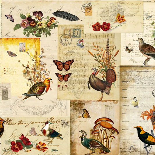 Fall Flock Masterboard by Roycycled Treasures