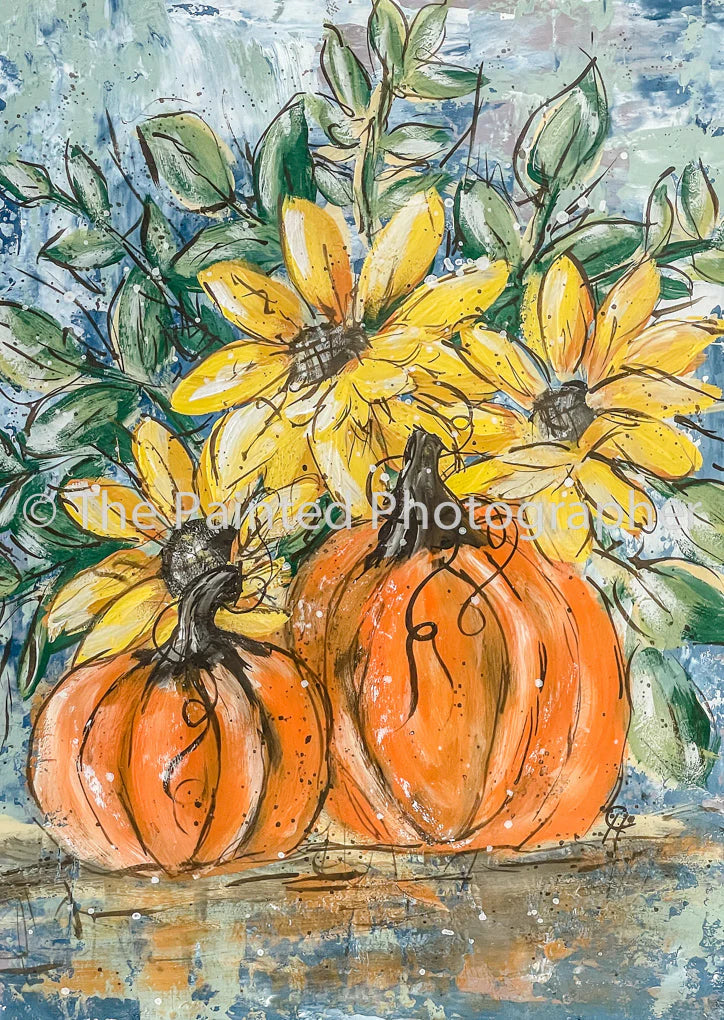 Pumpkin Reflections by Connie