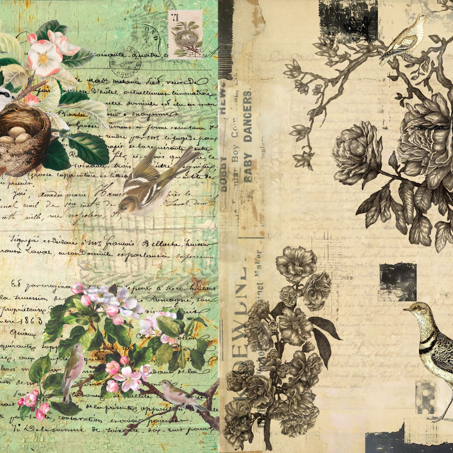 Botanical Blocks by Roycycled Treasures
